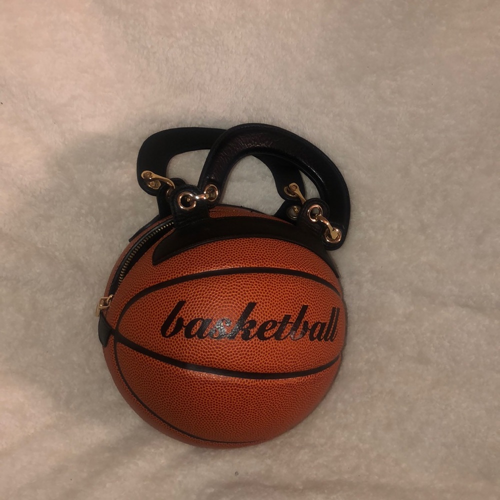 Basketball clutch/ gold chain included